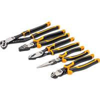 PITBULL Cushion Grip Pliers Set in Foam Storage Tray, 5 Pieces Dufferin Supply