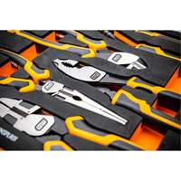 PITBULL Cushion Grip Pliers Set in Foam Storage Tray, 5 Pieces Dufferin Supply