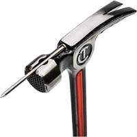 Steel Milled-Face Framing Hammer, 22 oz., Solid Steel Handle, 16" L Dufferin Supply