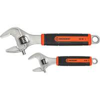 Quick-Fit-Jaw Adjustable Wrench Set, Adjustable, 2 Pieces, Imperial and Metric Dufferin Supply