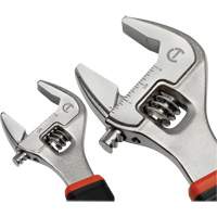 Quick-Fit-Jaw Adjustable Wrench Set, Adjustable, 2 Pieces, Imperial and Metric Dufferin Supply