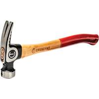 Milled-Face Framing Hammer, 22 oz., Wood Handle, 18" L Dufferin Supply