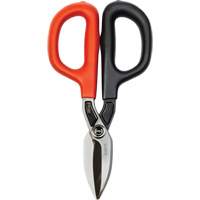 Cisaille de ferblantier droite, Longueur de coupe de 1-31/50", Coupe Droit Dufferin Supply