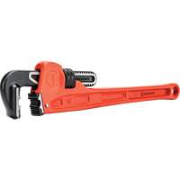 K9 Jaw Pipe Wrench, 2-7/8" Jaw Capacity, 18" Long, Powder Coated Finish, Ergonomic Handle Dufferin Supply
