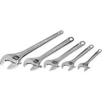 Chrome Wrench Set, Adjustable, 5 Pieces, Imperial and Metric Dufferin Supply