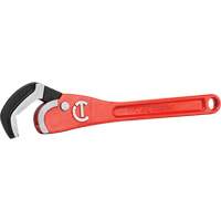 Self-Adjusting Steel Pipe Wrench, 2-1/2" Jaw Capacity, 16" Long, Powder Coated Finish, Non-Ergonomic Handle Dufferin Supply