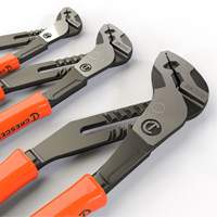 Z2 K9 Straight Jaw Dipped Handle Tongue & Groove Plier Set, 3 Pieces Dufferin Supply