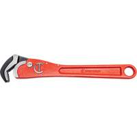 Self-Adjusting Pipe Wrench, 1-1/2" Jaw Capacity, 12" Long, Powder Coated Finish, Non-Ergonomic Handle Dufferin Supply
