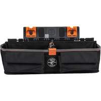 Module pour grande poche avec crochet en S Bucket Work Centre, Nylon, 3 pochettes, Noir/Orange Dufferin Supply