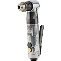 Angle Air Drill, 20.5 CFM, 1/4" NPT, 98 dBA, 3/8" Chuck, Keyed Dufferin Supply