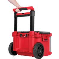 PACKOUT Rolling Tool Box, 18" x 22" x 19-1/2", Black/Red Dufferin Supply