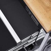 HDRC5212 HD Series Roller Cabinet, 12 Drawers, 51-1/4" W x 21" D x 40-3/10" H, Black Dufferin Supply