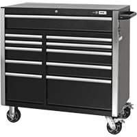 HDCC-4115 HD Series Toolbox Combo, 21-1/2" D x 44-1/5" W x 63-3/10" H, Black Dufferin Supply