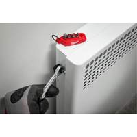 7-in-1 Multi-Bit Mini Ratchet, 5/16"/1/4" Drive, Plain Handle Dufferin Supply