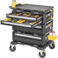 TOUGHSYSTEM&reg; 2.0 DXL 5-in-1 Modular Workstation, 34" x 25-4/5" x 39", Black/Yellow Dufferin Supply