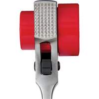 Lineman's 5-in-1 Ratcheting Wrench with Milled Strike Face, 3/4"/1"/1-1/8" Drive, Ergonomic Handle Dufferin Supply