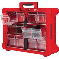 Organisateur PACKOUT &agrave; bac inclinable, 15-1/5" x 19-7/10" x 6-7/10", Noir/Rouge Dufferin Supply