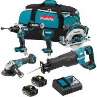 Ensemble de 5 outils sans balai 18V LXT, Lithium-ion, 18 V Dufferin Supply
