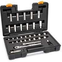Jeu d'outils pour m&eacute;canicien &agrave; 72 dents, 12 pans et &agrave; prise de 3/8" Dufferin Supply