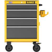 Heavy-Duty Rolling Tool Chest, 4 Drawers, 26" W x Yellow Dufferin Supply