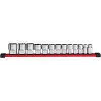 12-Point SAE Socket Set, 13 Pcs, 1/2" Drive Size Dufferin Supply
