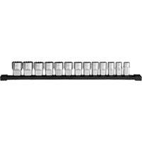 12-Point Metric Socket Set, 13 Pcs, 1/2" Drive Size Dufferin Supply