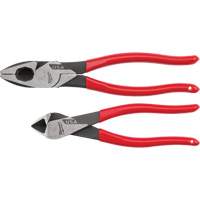 Dipped Grip Cutting Pliers Set, 2 Pieces Dufferin Supply