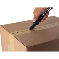 Couteau professionnel de 18 mm avec verrouillage &agrave; cliquet, Acier inoxydable, Robuste, Prise en Plastique Dufferin Supply