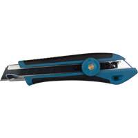 Couteau professionnel de 18 mm, Acier inoxydable, Robuste, Prise en Caoutchouc Dufferin Supply