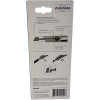 Couteau r&eacute;tractable de 25 mm, Acier inoxydable, Robuste, Prise en Caoutchouc Dufferin Supply