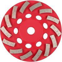 Meule boisseau diamant&eacute;e &agrave; 14 segments Turbo DIAMOND MAX Dufferin Supply