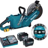 40Vmax XGT Brushless Power Cutter with 8.0Ah Batteries Kit, 9", 40 V Dufferin Supply