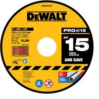 Metal Cutting Wheel, 6" x 0.045", 7/8" Arbor, Type 1, Aluminum Oxide Dufferin Supply