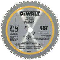 Lame de scie circulaire, 7-1/4", 48 dents, Pour M&eacute;tal Dufferin Supply