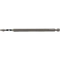 Embout pour outils &eacute;lectriques Impactech, Carr&eacute;e, Embout #2, Prise 1/4", Longueur 6" Dufferin Supply
