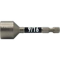 Tourne-&eacute;crou Impactech, Embout 9/16", Prise 1/4", 2-9/16" lo, Magn&eacute;tique Dufferin Supply