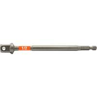 Adaptateur de douille &agrave; chocs Impactech, 1/4" Prise, Dimension m&acirc;le 1/2", 6" lo Dufferin Supply