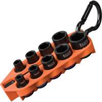 Jeu de douilles &agrave; chocs SAE pr&ecirc;t &agrave; emporter, 10 Mcx, Chocs, Prise de 3/8" Dufferin Supply