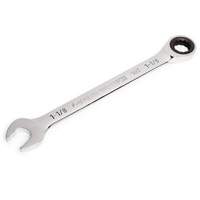 90-Tooth Ratcheting Combination Wrench, 12 Point, 1-1/8", Chrome Finish Dufferin Supply
