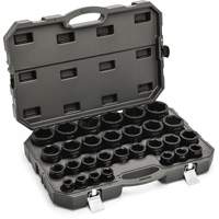 Jeu de douilles SAE &agrave; 6 pans, 29 Mcx, Chocs, Prise de 3/4" Dufferin Supply