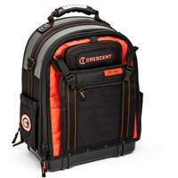 Tradesman Backpack, 18" L x 10" W, Black/Grey/Orange, Polyester Dufferin Supply