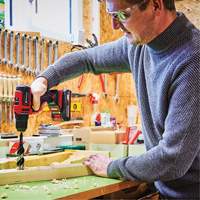 Cordless Drill/Driver Kit, Lithium-Ion, 18 V, 3/8" Chuck, 354 in-lbs Torque Dufferin Supply