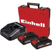 Professional Cordless Hammer Drill/Driver Kit, 1/2" Chuck, 18 V Dufferin Supply