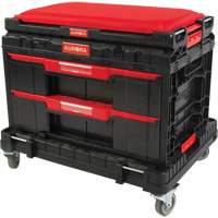 Socle roulant Arx avec jeu de roulettes pivotantes 3 mcx, 23-1/10" x 15" x 13-2/5', Noir Dufferin Supply