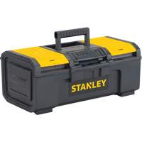 Toolbox, 16" W x Black/Yellow Dufferin Supply
