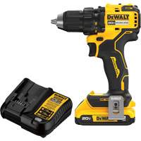 Ensemble de perceuse-visseuse sans fil et sans balai, Lithium-ion, 20 V, Mandrin 1/2" Dufferin Supply