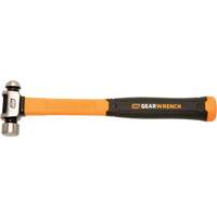 Ball Pein Hammer, 8 oz. Head Weight, Plain/Polished Face, Fibreglass Handle Dufferin Supply