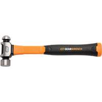 Ball Pein Hammer, 16 oz. Head Weight, Plain/Polished Face, Fibreglass Handle Dufferin Supply