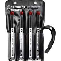 4-Piece Thread Restoring File Set, Square, 9" Dufferin Supply