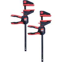 Ensemble de serre-joints &agrave; g&acirc;chette pour barres &agrave; une main avec poign&eacute;e rotative &agrave; 360°, 12" (304,8 mm) Dufferin Supply